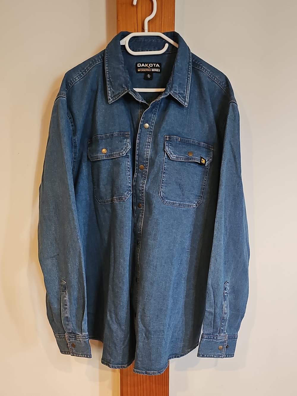 Dakota Men's Denim Shirt in Blue - Lightweight Workshirt
